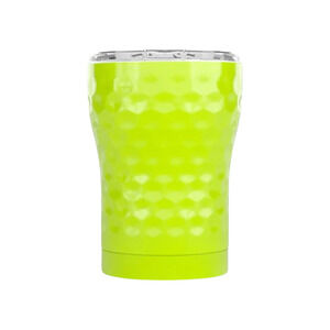 SIC Cup 12 oz Neon Yellow Dimpled Golf
